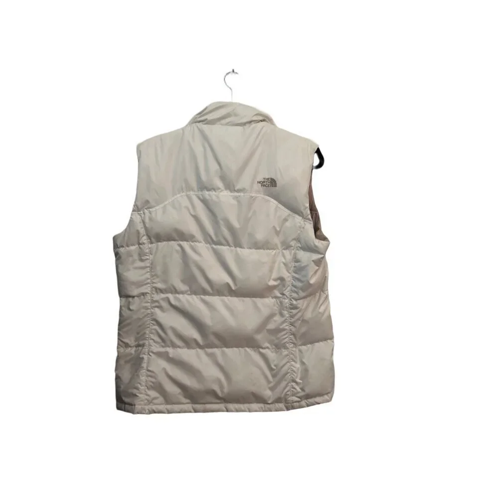 The North Face Y2K White Puffer Vest Insulated Goose Down | Girls XL/Women's XS - Picture 4 of 9